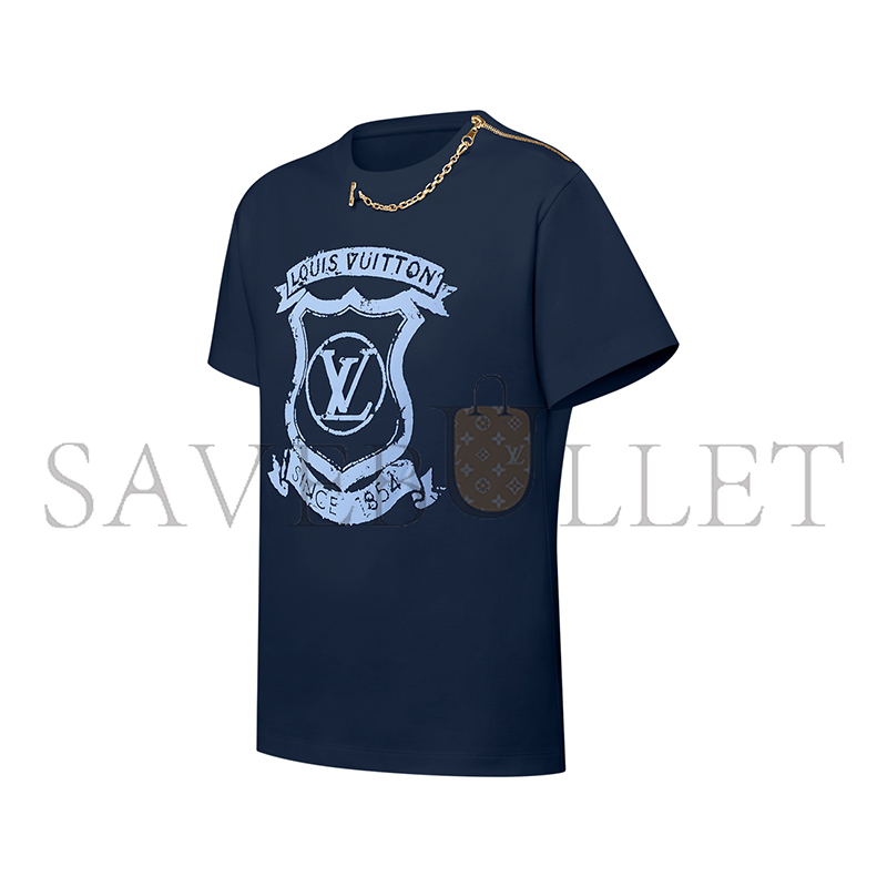l0vis Vvtt0n tee-shirt w lv crest 1ai472